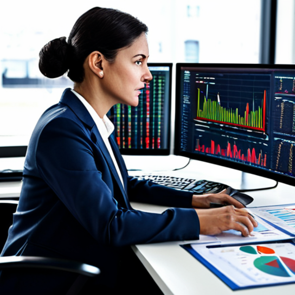 Risk Management Professional**

"A professional risk manager in a modern office setting, fully clothed in appropriate business attire, analyzing financial data on a computer screen. Focus on charts and graphs depicting volatility and correlation. Safe for work, perfect anatomy, natural proportions, professional, modest, family-friendly. High-quality rendering, detailed, realistic."

**