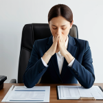 **

"A professional woman, a financial risk manager, fully clothed in a modest business suit, practicing mindful breathing in a calm, minimalist office. Soft, diffused lighting. Safe for work, appropriate content, perfect anatomy, natural proportions, professional, well-formed hands, proper finger count, family-friendly, high quality."

**